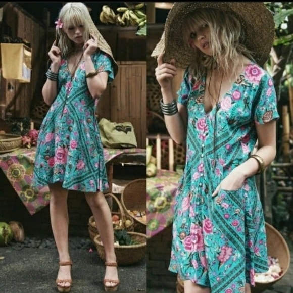 Spell Turqoise Babushka playdress - Picture 3 of 5